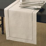 pottery barn linen table runner