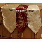 damask table runners